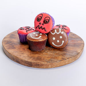 Happy/Crazy Cupcakes (pk/6)